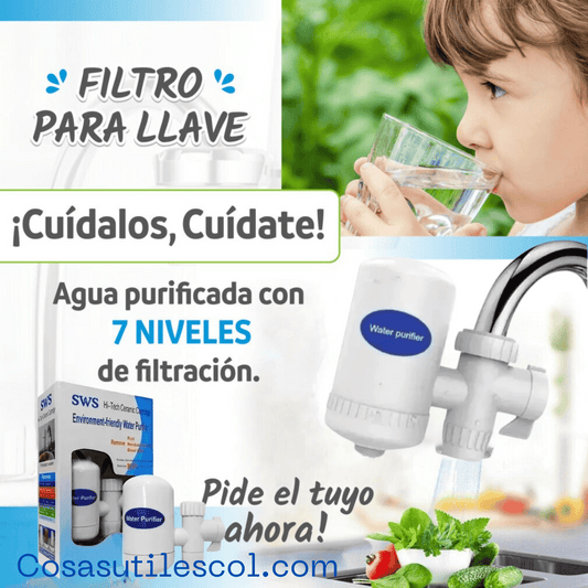 Filtro purificador de grifo y agua potable®